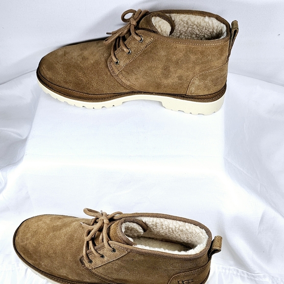Sz 11 Men's UGG Neuland boot suede chestnut brown - Picture 6 of 7